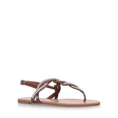 Brown 'Danni 2' flat sandals